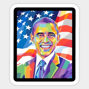 Obama American President Sticker